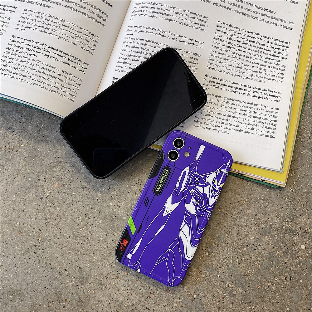 Evangelion Phone Case For IPhone - Evangelion Soft Iphone Back Cover