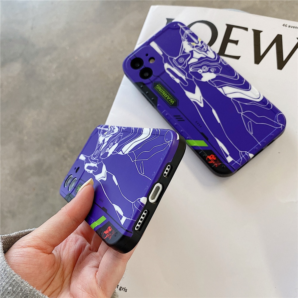 Evangelion Soft Case for Iphone - Evangelion Sillicone Back Cover