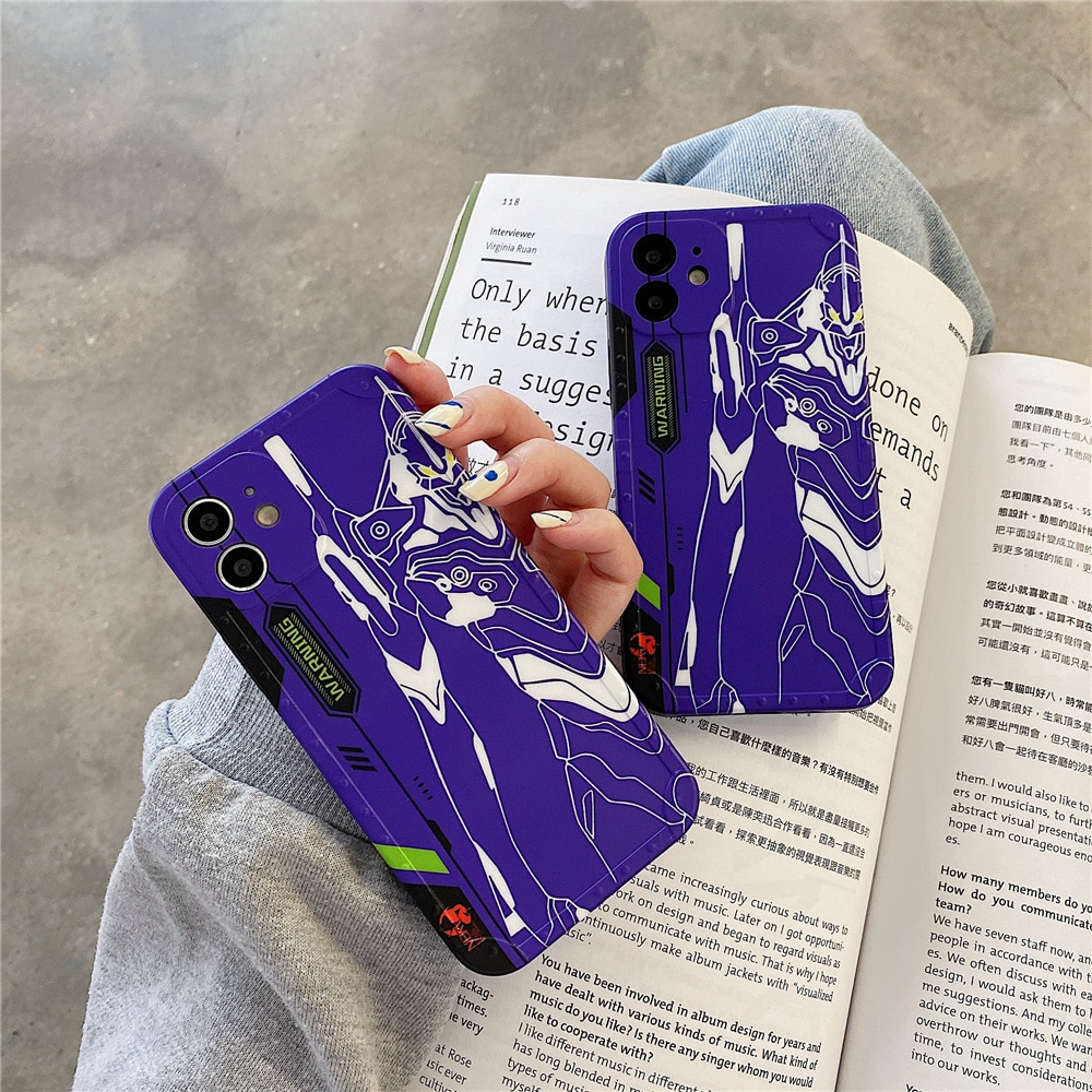 Evangelion Phone Case For IPhone - Evangelion Soft Iphone Back Cover