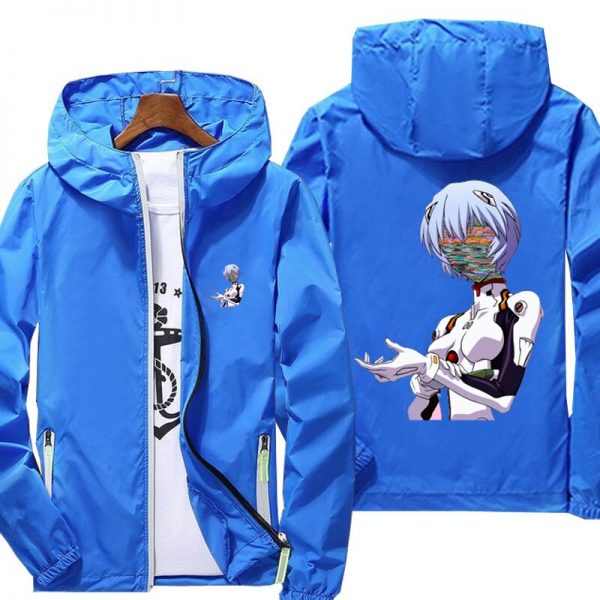 EVANGELION Jacket Waterproof Sun Protection Clothing Fishing Hunting Reflective Quick Dry Windbreaker With Pocket 1 - Evangelion Merch