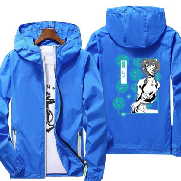 Eva 01 Evangelion Manga Jacket Spring Autumn reflective zipper Windbreaker waterproof Jackets men street Hooded thin 1.jpg 640x640 1 - Evangelion Merch