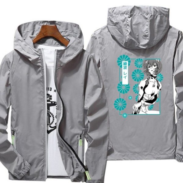 Eva 01 Evangelion Manga Jacket Spring Autumn reflective zipper Windbreaker waterproof Jackets men street Hooded thin 5.jpg 640x640 5 - Evangelion Merch