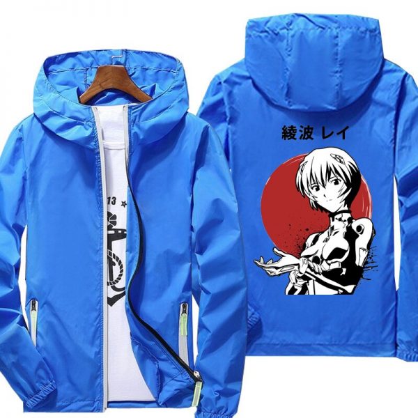 Jacket EVANGELION Print Men Women Waterproof Sun Protection Clothing Fishing Quick Dry Skin Windbreaker 1 - Evangelion Merch