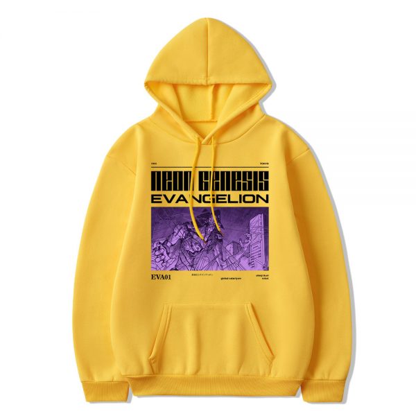 2021 Hot Sale Comfortable Funny Classic Anime Rei Ayanami Evangelion Print Hoody Comfortable Hoodie Casual Oversized 1 - Evangelion Merch