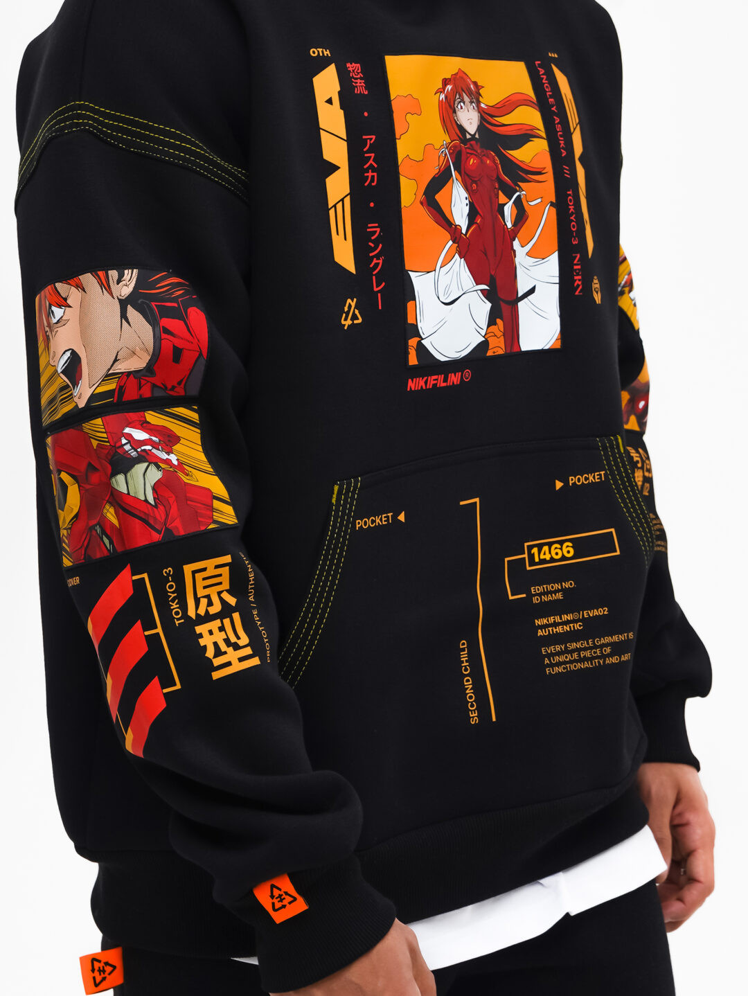 Asuka Langley Soryu Special Pullover Hoodie 4 - Evangelion Merch