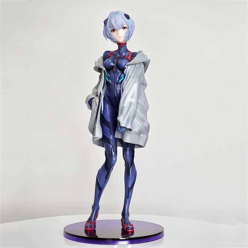 22cm Anime NEON GENESIS EVANGELION Figures EVA Millennials Illust Rei Ayanami Action Figures PVC Collection Model 1 - Evangelion Merch