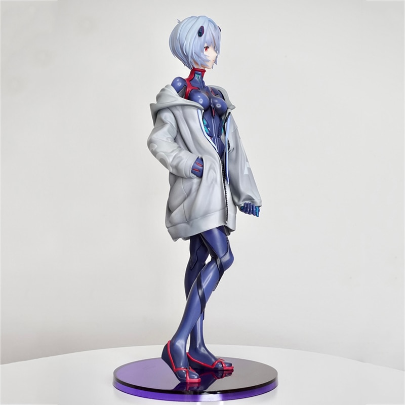 22cm Anime NEON GENESIS EVANGELION Figures EVA Millennials Illust Rei Ayanami Action Figures PVC Collection Model 2 - Evangelion Merch