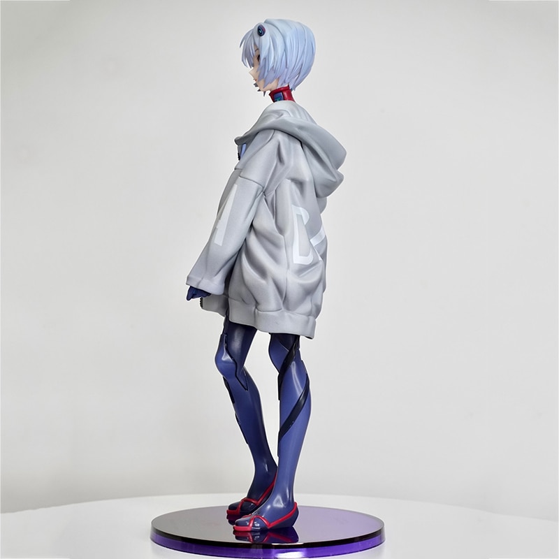 22cm Anime NEON GENESIS EVANGELION Figures EVA Millennials Illust Rei Ayanami Action Figures PVC Collection Model 3 - Evangelion Merch