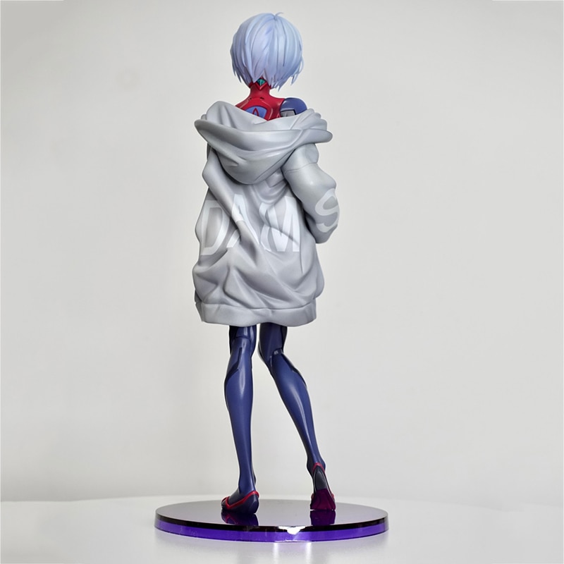 22cm Anime NEON GENESIS EVANGELION Figures EVA Millennials Illust Rei Ayanami Action Figures PVC Collection Model 4 - Evangelion Merch