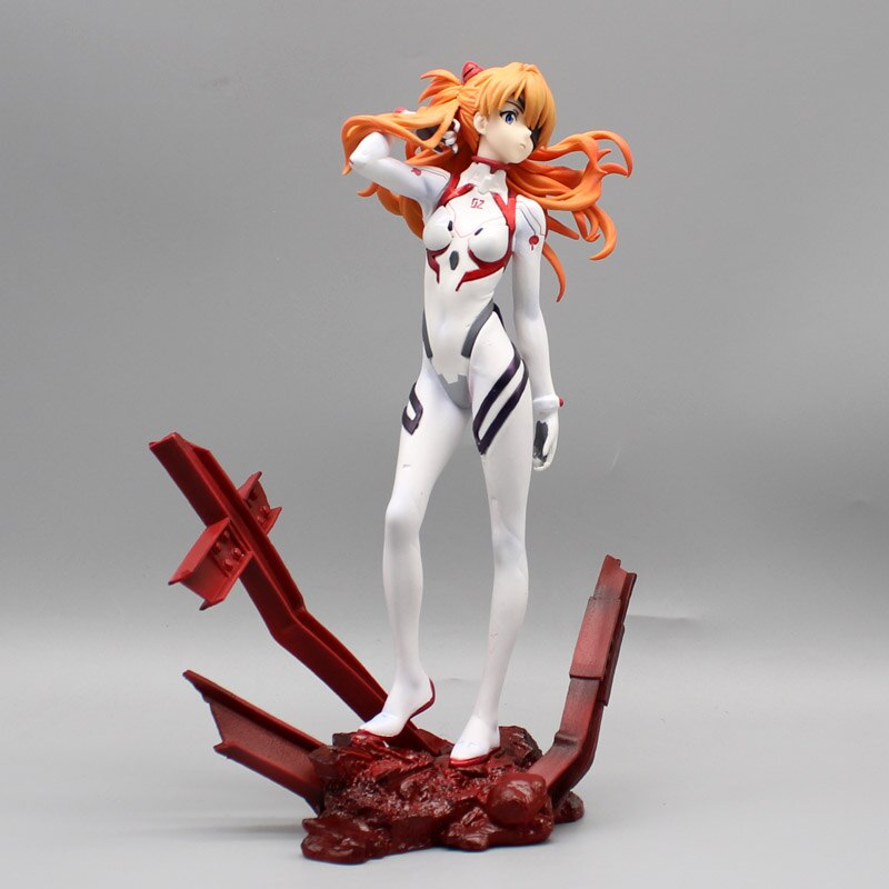 25cm Neon Genesis Evangelion Anime Figure Soryu Asuka Langley Action Figures PVC Statue Model Kawaii Collection 1 - Evangelion Merch