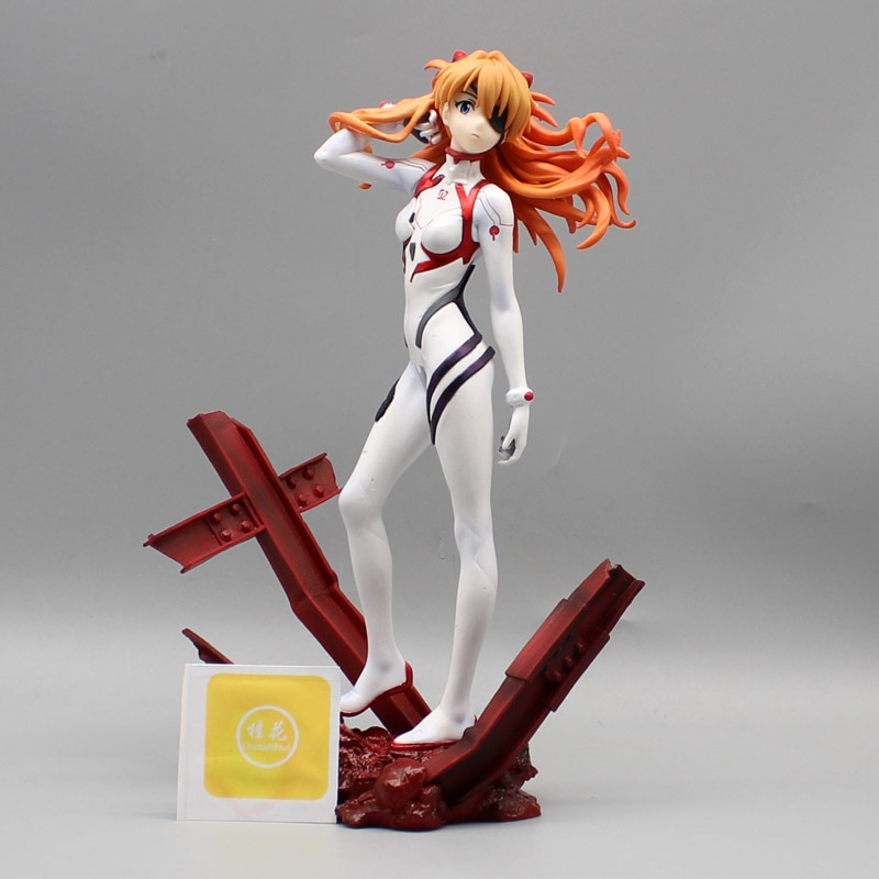 25cm Neon Genesis Evangelion Anime Figure Soryu Asuka Langley Action Figures PVC Statue Model Kawaii Collection 2 - Evangelion Merch
