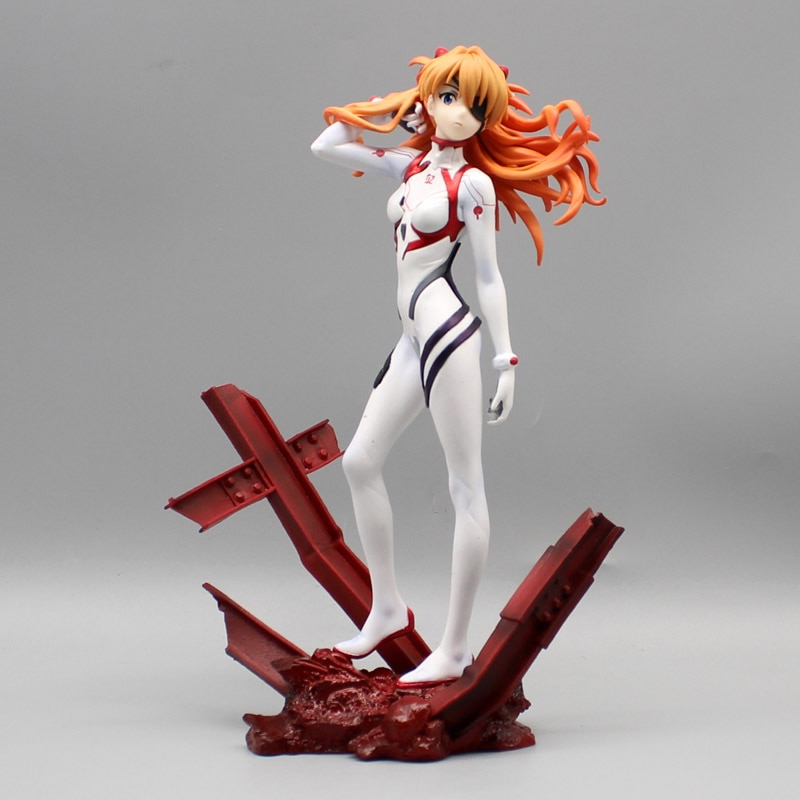 25cm Neon Genesis Evangelion Anime Figure Soryu Asuka Langley Action Figures PVC Statue Model Kawaii Collection 4 - Evangelion Merch