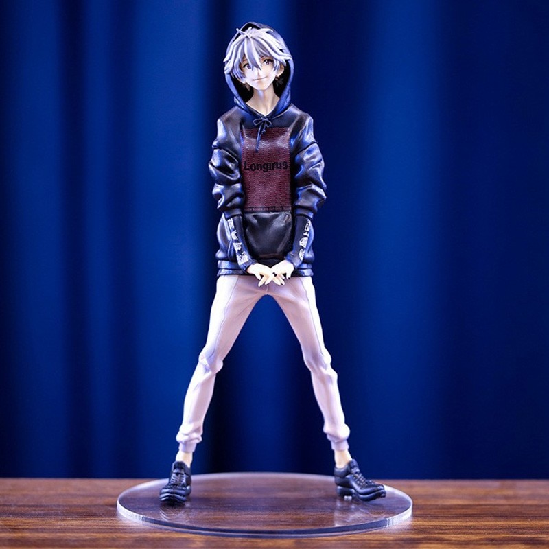 24cm EVA Nagisa Kaworu Action Figure NEON GENESIS EVANGELION PVC Model Collectible Toys Doll Evangelion Figural - Evangelion Merch