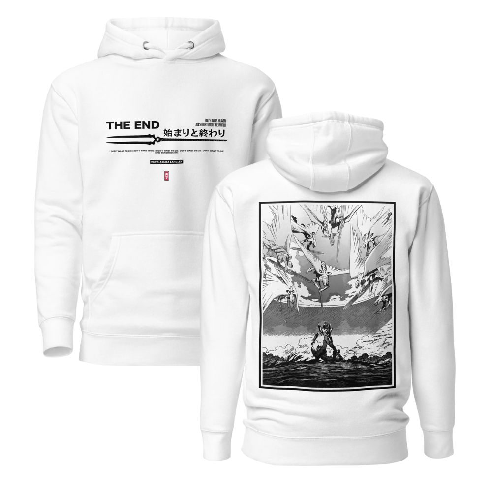 Evangelion Hoodies – Evangelion Prey Anime Manga Pullover Hoodie 2 - Evangelion Merch Evangelion Hoodies – Evangelion Prey Anime Manga Pullover Hoodie - Image 2