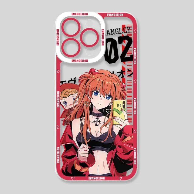 Evangelion Phone Case – Asuka Langley Soryu Special Cover Phone Case 2 - Evangelion Merch Evangelion Phone Case – Asuka Langley Soryu Special Cover Phone Case - Image 2