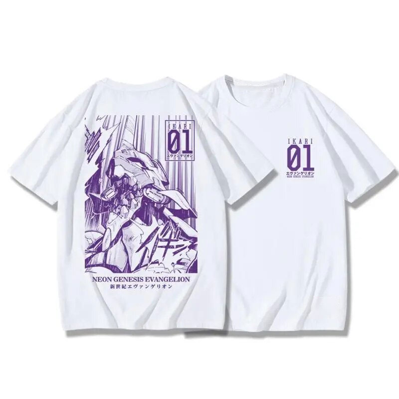 Evangelion T-shirts – Test Type EVA-01 Ikari Evangelion Anime Classic T-shirt 4 - Evangelion Merch Evangelion T-shirts – Test Type EVA-01 Ikari Evangelion Anime Classic T-shirt - Image 4
