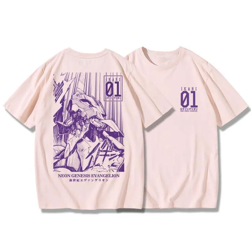 Evangelion T-shirts – Test Type EVA-01 Ikari Evangelion Anime Classic T-shirt 2 - Evangelion Merch Evangelion T-shirts – Test Type EVA-01 Ikari Evangelion Anime Classic T-shirt - Image 2