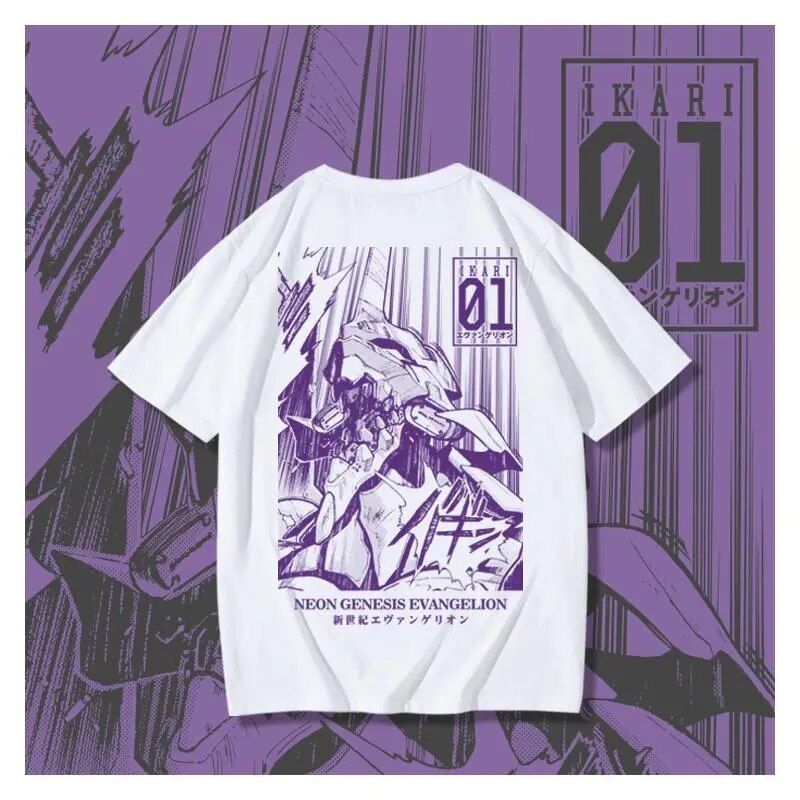 Evangelion T-shirts – Test Type EVA-01 Ikari Evangelion Anime Classic T-shirt 5 - Evangelion Merch Evangelion T-shirts – Test Type EVA-01 Ikari Evangelion Anime Classic T-shirt - Image 5