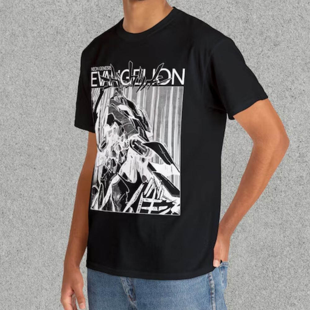 Evangelion T-shirts – EVA Graphic Anime T-shirt 3 - Evangelion Merch Evangelion T-shirts – EVA Graphic Anime T-shirt - Image 3