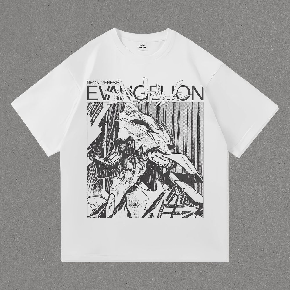 Evangelion T-shirts – EVA Graphic Anime T-shirt 2 - Evangelion Merch Evangelion T-shirts – EVA Graphic Anime T-shirt - Image 2