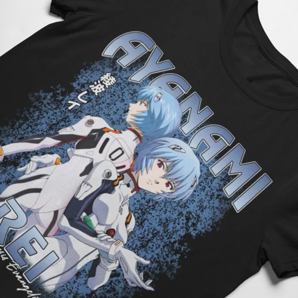 Evangelion T-shirts – EVA Unit-01 Rei Vintage Anime Classic T-shirt 2 - Evangelion Merch Evangelion T-shirts – EVA Unit-01 Rei Vintage Anime Classic T-shirt - Image 2