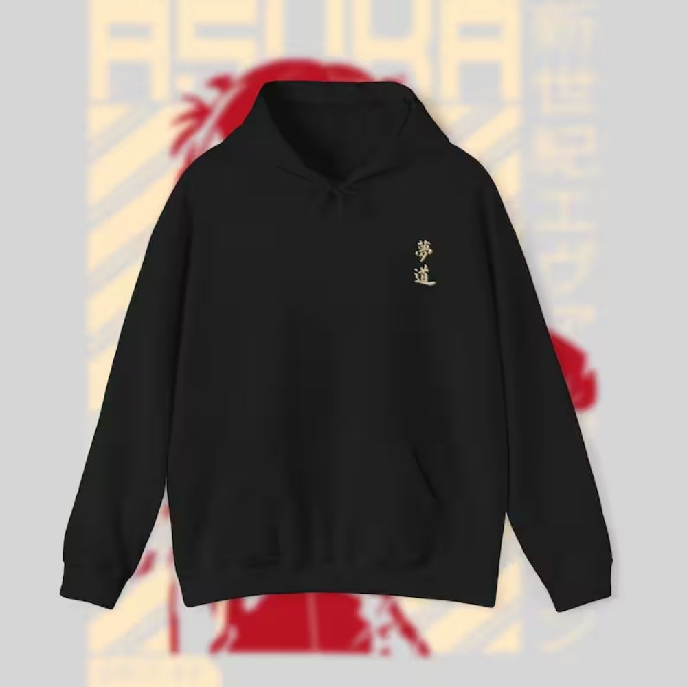 Evangelion Hoodies – Asuka Anime Retro Pullover Hoodie 3 - Evangelion Merch Evangelion Hoodies – Asuka Anime Retro Pullover Hoodie - Image 3