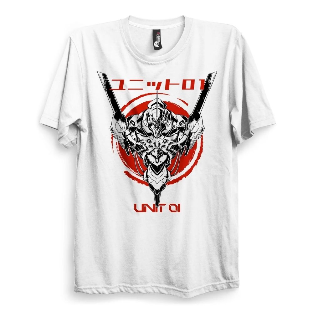Evangelion T-shirts – EVA UNIT 01 Anime Classic T-Shirt 2 - Evangelion Merch Evangelion T-shirts – EVA UNIT 01 Anime Classic T-Shirt - Image 2