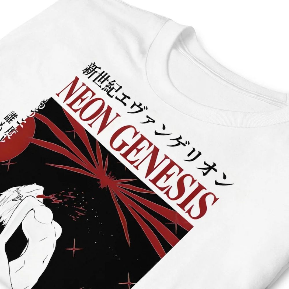 Evangelion T-shirts – Misato Katsuragi Evangelion Anime T-shirt 5 - Evangelion Merch Evangelion T-shirts – Misato Katsuragi Evangelion Anime T-shirt - Image 5