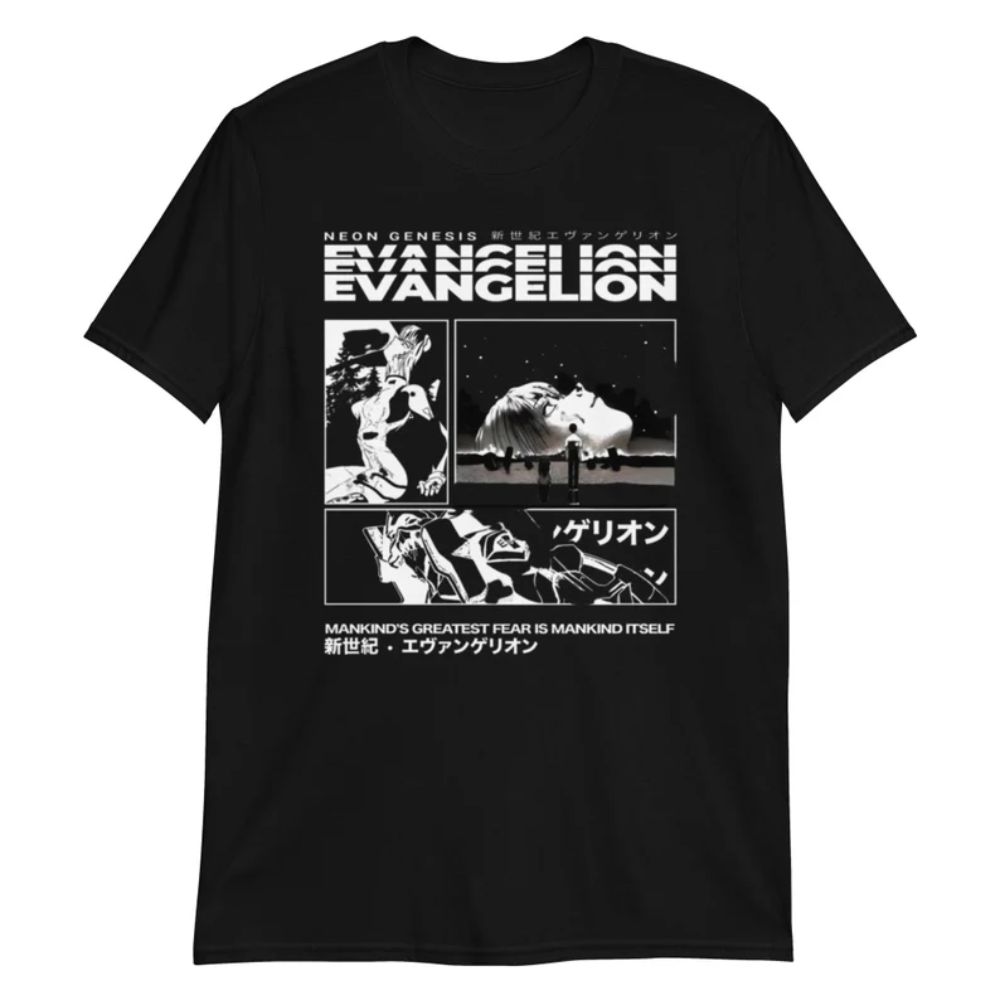 Evangelion T-shirts – Misato Katsuragi EVA Anime T-shirt 3 - Evangelion Merch Evangelion T-shirts – Misato Katsuragi EVA Anime T-shirt - Image 3