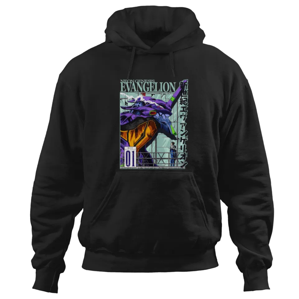 Evangelion Hoodies – Neon Genesis EVA Unit-01 Core Energy Edition