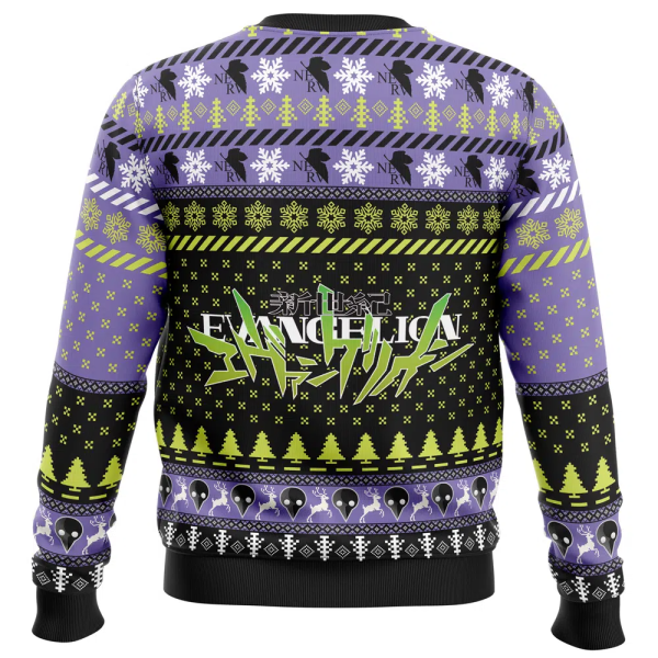Eva-01 Neon Genesis Evangelion Ugly Christmas Sweater - Image 2