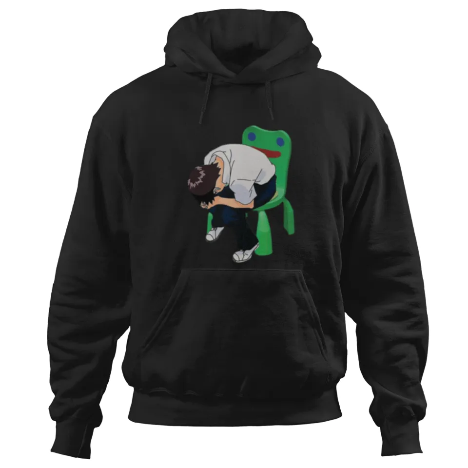 Evangelion Hoodies - Shinji Froggy Chair Edition