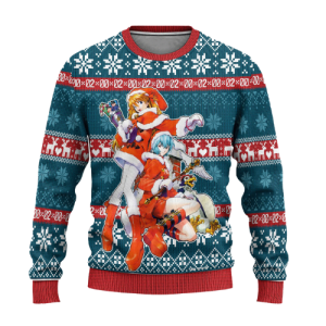 Neon Genesis Evangelion Ugly Christmas Sweater