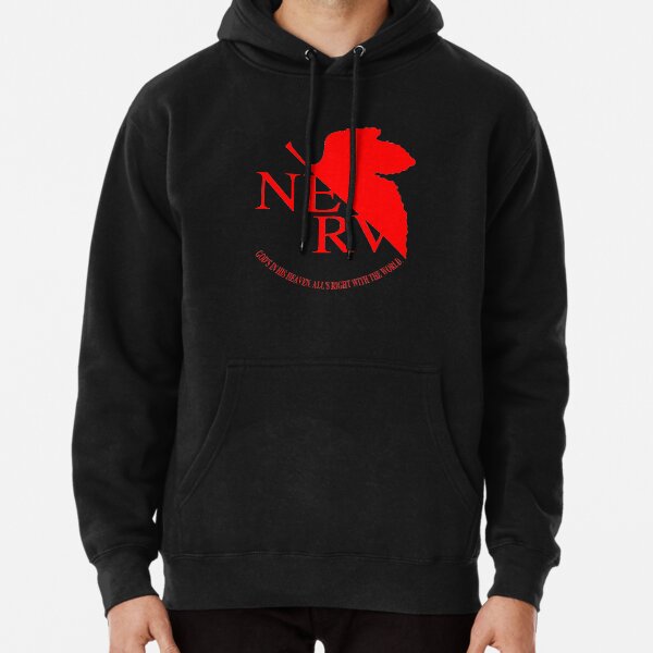 Nerv Logo, Neon Genesis Evangelion Pullover Hoodie RB2912