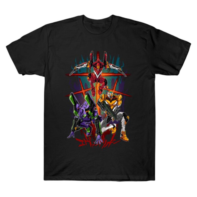Evangelion Triple Unit Action TTPM0902 T-Shirt