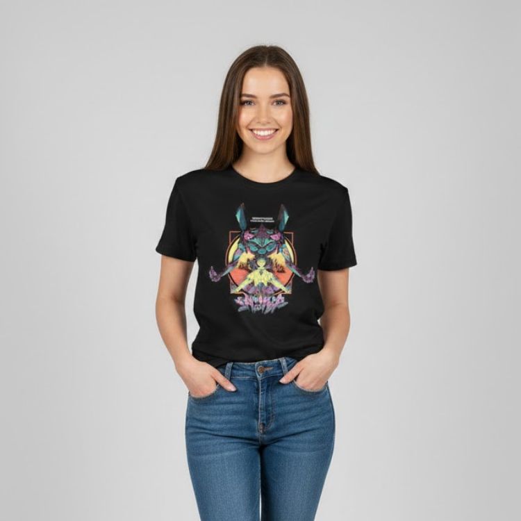 Evangelion Retro Synthwave Pilot TTPM1302 T-Shirt 3 - Evangelion Merch Evangelion Retro Synthwave Pilot TTPM1302 T-Shirt - Image 3