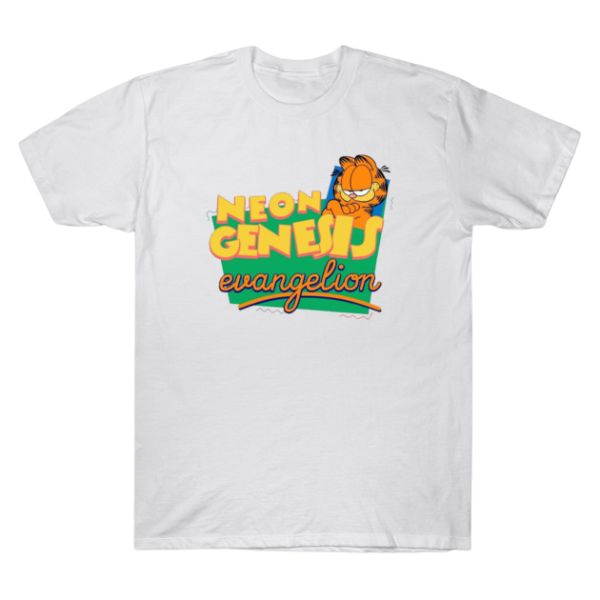 Evangelion Garfield Neon Genesis TTPM1903 T-Shirt