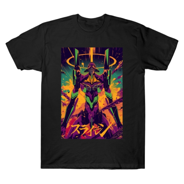 Evangelion Giant Mecha Angel Kaiju Fighter TTPM0204 T-Shirt