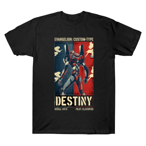 Evangelion Retro Mecha Destiny TTPM0304 T-Shirt