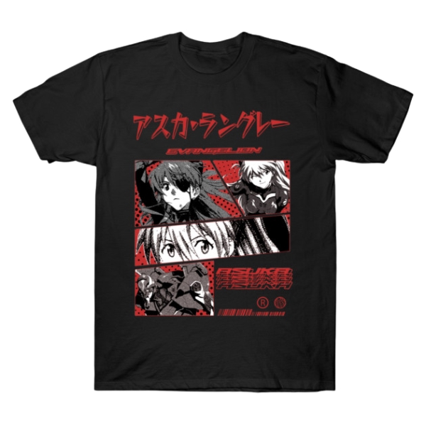 Evangelion Asuka Fighter TTPM0304 T-Shirt