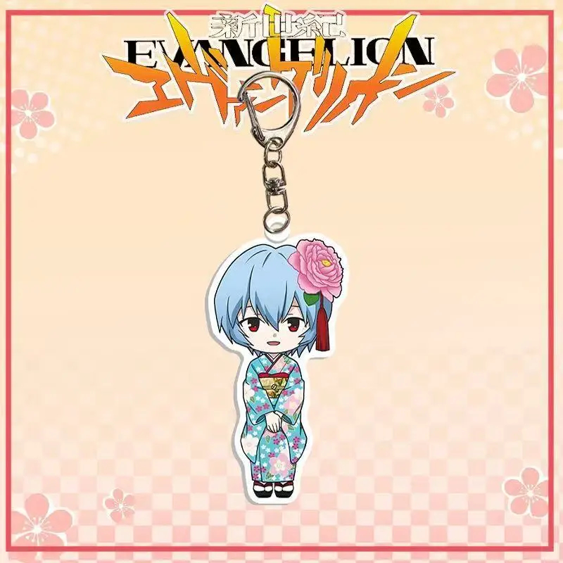Evangelion Keychains – Rei Ayanami Kimono TTPM1404 Acrylic Keychain